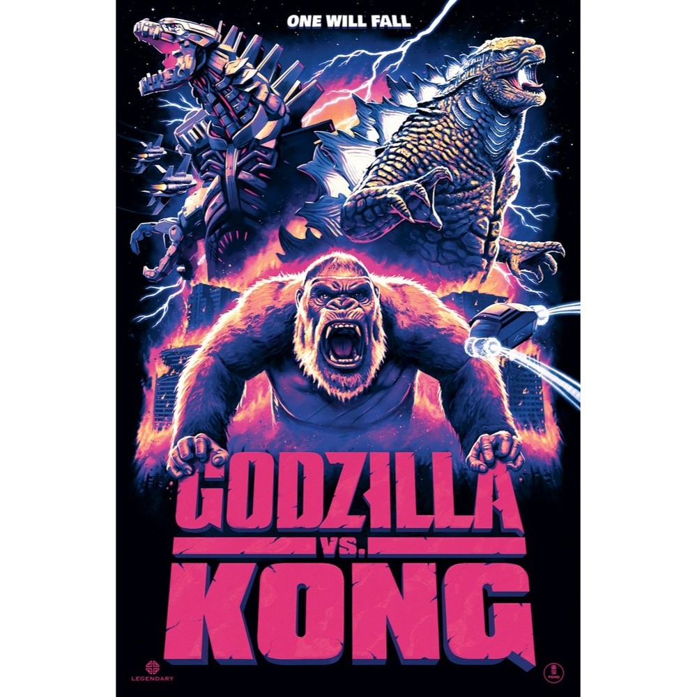 ✅Tom Walker Print "Godzilla Vs Kong" Limited Edition Poster